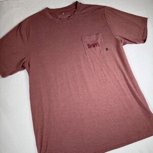 Free‎ Fly Mississippi State Mens Size L Pocket Tee Bamboo Flex Comfort Adventure